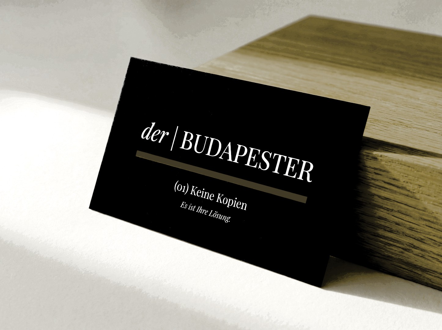 Holdingstrukturen Europa Budapest Tools - elegante schwarze Visitenkarte des Budapester Experten